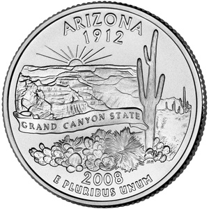 2008 Quarter - P - Arizona reverse
